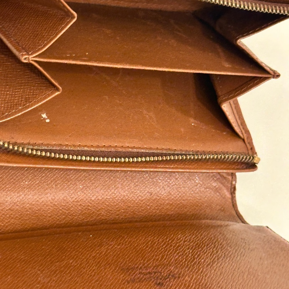 Louis Vuitton Brown Monogram Bifold Wallet - Picture 9 of 13
